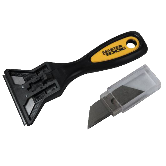 Скребок 60 мм + 10 лез Mastertool 17-1001 - Фото 1 Скребок 60 мм + 10 лез Mastertool 17-1001 - изображение 1