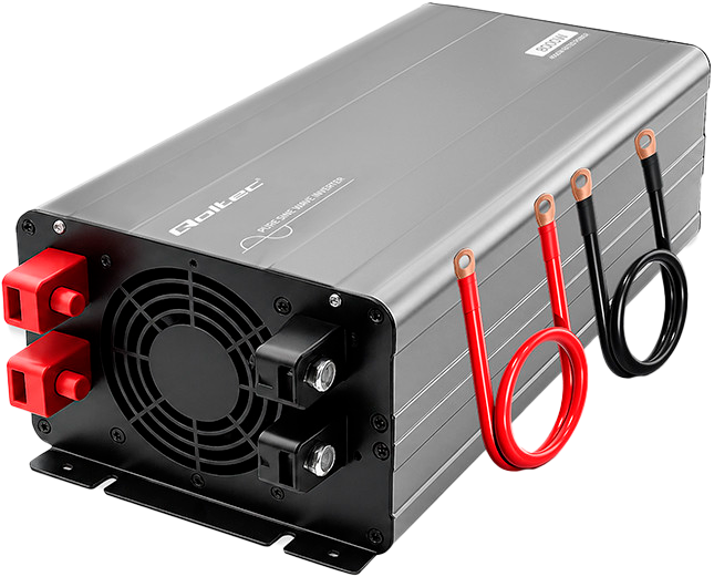 Przetwornica napięcia Qoltec Pure Sine Wave 12V/230V 4000/8000W (5901878526942) - obraz 2