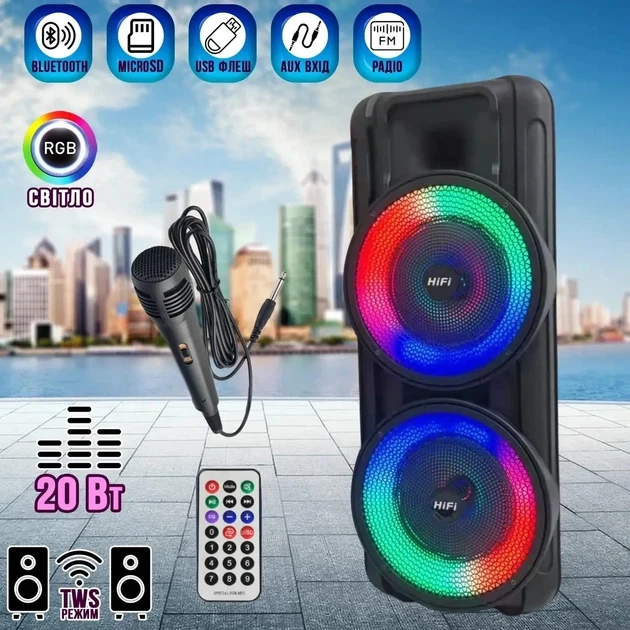 Акустична система RX-8251 (8"х2) (20W) - зображення 4