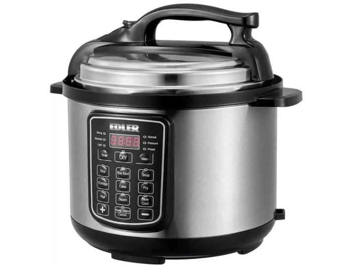 Мультиварка-скороварка EDLER ED-PC1806 — 5 л, 900 Вт - изображение 2