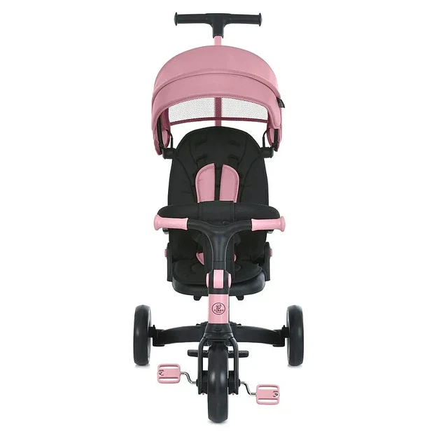 Детский трехколесный велосипед с родительской ручкой 4 в 1 Turbo Trike MT 1036 pink - Фото 2 Детский трехколесный велосипед с родительской ручкой 4 в 1 Turbo Trike MT 1036 pink - изображение 2