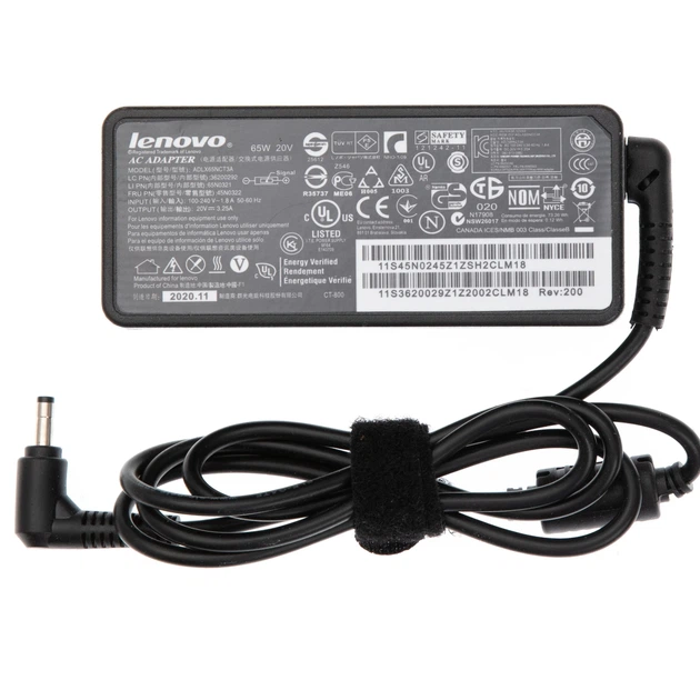 Зарядний пристрій для ноутбука Lenovo 65W (20V 3.25A) роз'єм 4.0x1.7mm - Фото 1 Зарядний пристрій для ноутбука Lenovo 65W (20V 3.25A) роз'єм 4.0x1.7mm - изображение 1