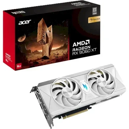 Видеокарта Acer Radeon RX 9060 XT (DP.Z4KWW.P02) - Фото 1 Видеокарта Acer Radeon RX 9060 XT (DP.Z4KWW.P02) - изображение 1