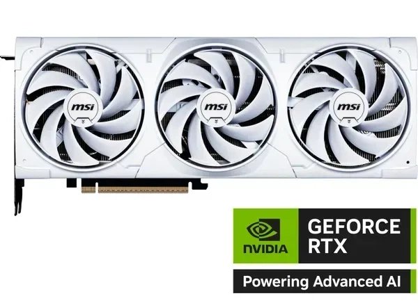 Відеокарта MSI GeForce RTX 5080 VENTUS 3X OC WHITE (RTX 5080 16G VENTUS 3X OC WHITE) - зображення 3