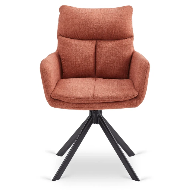Стул поворотный MEBEL ELITE PAUL Рыжие ножки черные ME.PAUL/RD/CZ/T/K - изображение 7