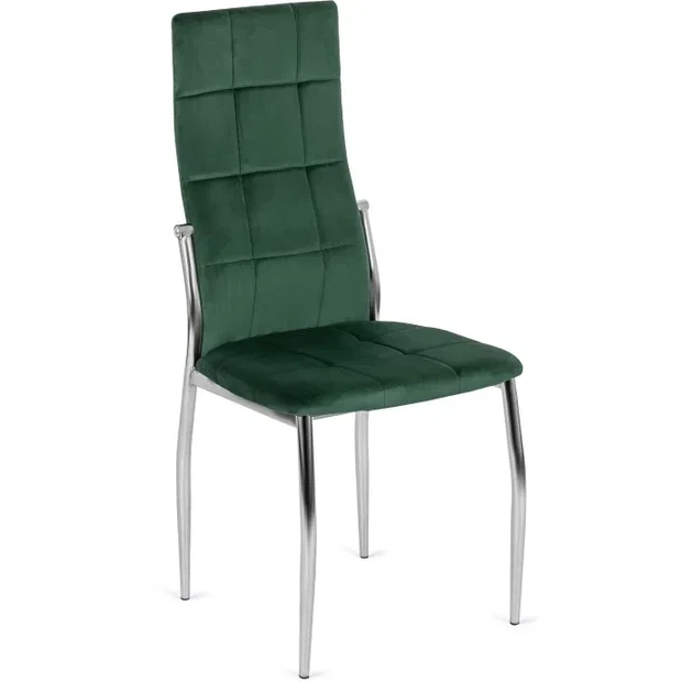 Стілець MEBEL ELITE MOLLY Velvet Зелений ніжки хром ME.MOLLY/Z/CH/V/K - Фото 1 Стілець MEBEL ELITE MOLLY Velvet Зелений ніжки хром ME.MOLLY/Z/CH/V/K - зображення 1