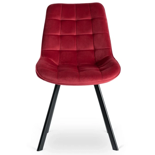 Стул MEBEL ELITE RICK Velvet Бордовый ножки черные ME.RICK/BOR/V/K - Фото 5 Стул MEBEL ELITE RICK Velvet Бордовый ножки черные ME.RICK/BOR/V/K - изображение 5