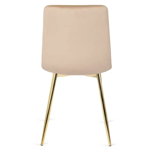 Стул MEBEL ELITE YORK Velvet Кремовый ножки золотые ME.YORK/KR/ZL/V/K - изображение 7
