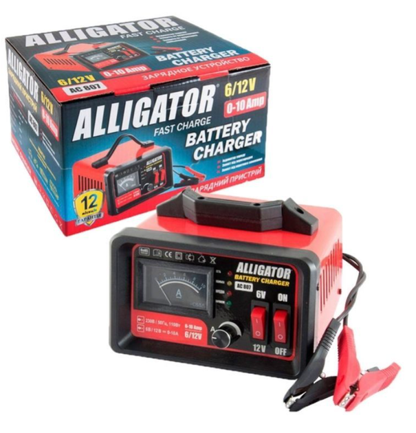 Зарядное устройство для аккумулятора АКБ Alligator 6V 12V 10А 100Аг - изображение 7