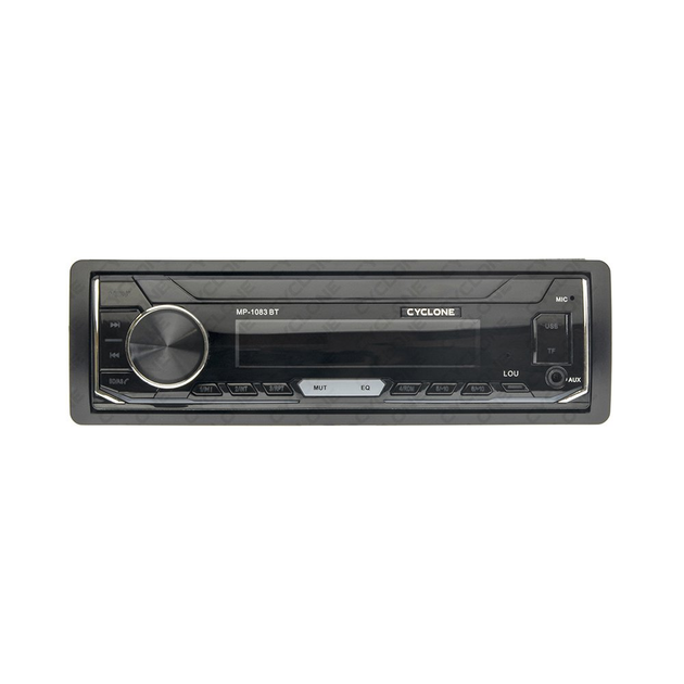 Автомагнитола Cyclone 1DIN Bluetooth MP3 USB microSD AUX FM-радио автомагнитола в авто с RGB подсветкой и управлением через смартфон - изображение 5