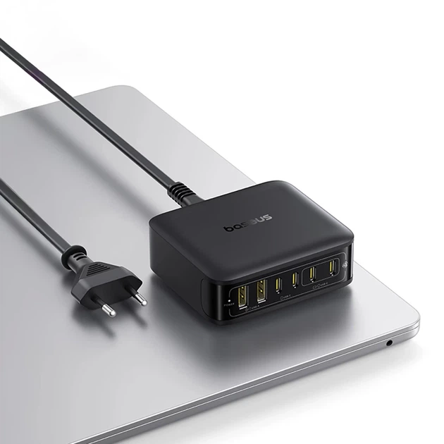 Зарядная станция Baseus EnerFill FH21 120W 4xUSB-C + 2xUSB-A Black (6932172698331) - изображение 15
