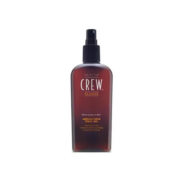 Спрей-гель для укладки волос American Crew Medium Hold Spray Gel 250 мл средняя фиксация, естественный блеск, текстура и контроль - изображение 6