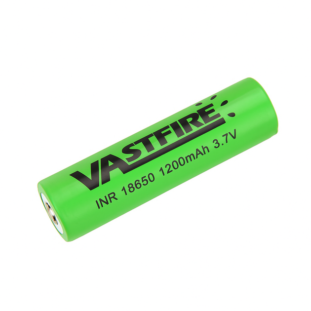 Оригинальный Аккумулятор Vastfire 18650 / 1200mAh (реальная ёмкость) / 3.7V / Li-ion / 1шт - Фото 1 Оригинальный Аккумулятор Vastfire 18650 / 1200mAh (реальная ёмкость) / 3.7V / Li-ion / 1шт - изображение 1