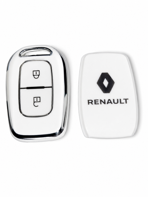 Чохол для ключа Renault з брелоком, White - Фото 4 Чохол для ключа Renault з брелоком, White - зображення 4