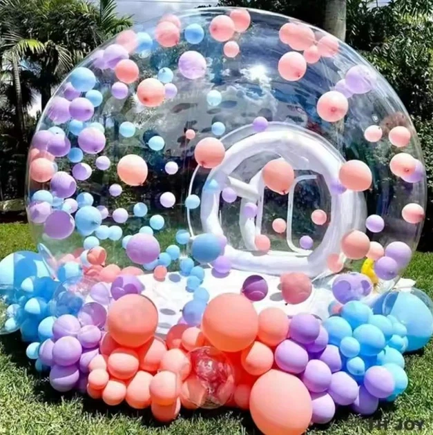 Фотозона надувна «Чудо-куля» біла, 3 м, для весіль, фотосесій та дитячих свят - зображення 9