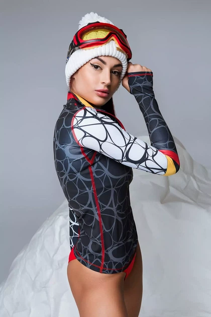 Терморашгард TOTALFIT TRW6-P85 L Темно-сірий, Білий - Фото 2 Терморашгард TOTALFIT TRW6-P85 L Темно-сірий, Білий - зображення 2