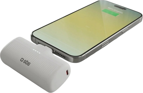 Powerbank SBS EcoPower 5000 mAh 10W White (8018417498466) - obraz 5
