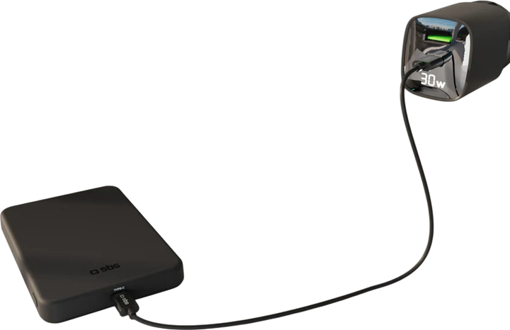 Powerbank SBS Mag Power Qi2 5000 mAh 20W Black (8018417499135) - Zdjęcie 5 Powerbank SBS Mag Power Qi2 5000 mAh 20W Black (8018417499135) - obraz 5