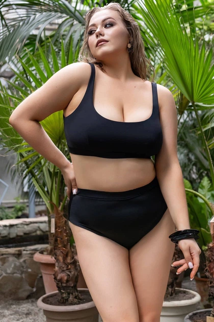 Високі купальні трусики Plus Size TOTALFIT KMP30-C10 5XL - Фото 3 Високі купальні трусики Plus Size TOTALFIT KMP30-C10 5XL - изображение 3