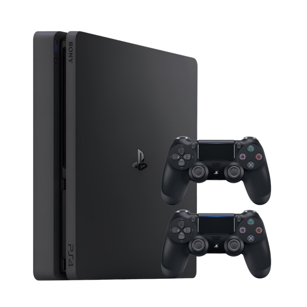 Консоль Sony PlayStation 4 Slim 500GB + DualShock V2 Black Б/У - Фото 1 Консоль Sony PlayStation 4 Slim 500GB + DualShock V2 Black Б/У - изображение 1