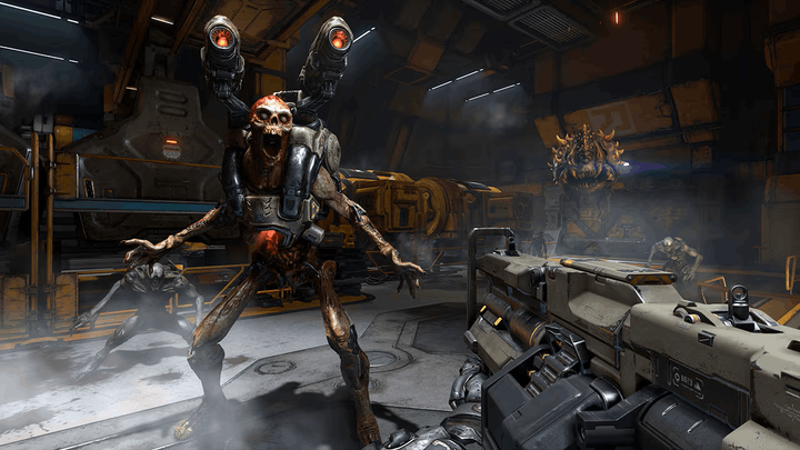 Игра DOOM для PS4 (Blu-ray диск) RU Б/У - Фото 3 Игра DOOM для PS4 (Blu-ray диск) RU Б/У - изображение 3