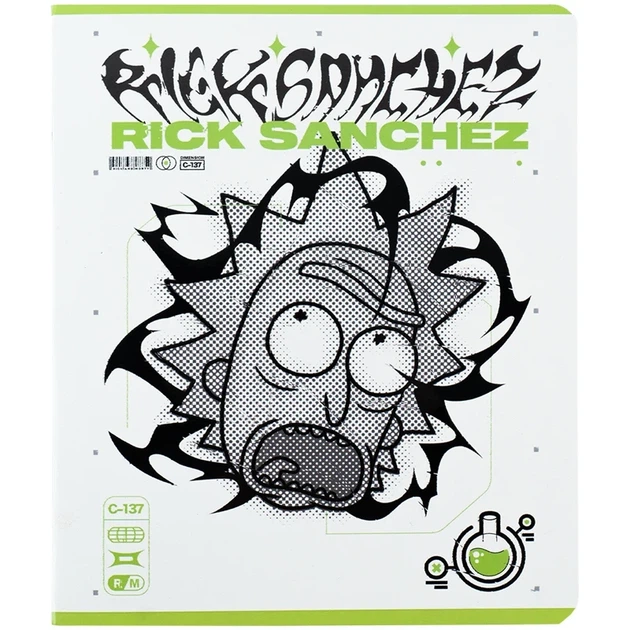 Зошит шкільний Kite Rick and Morty RM24-259, 48 аркушів, клітинка - зображення 8