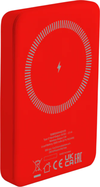 Powerbank SBS 5000 mAh 10W Red (8018417464812) - obraz 2