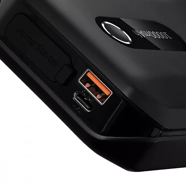 Пускозарядний Пристрій Baseus Super Energy Air Car Jump Starter 10000mAh Чорний - изображение 4