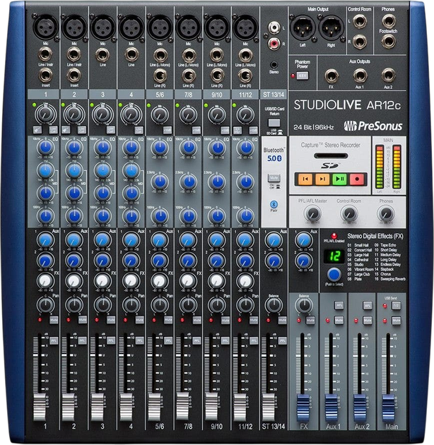Mikser analogowy PreSonus StudioLive AR12c (673454008542) - Zdjęcie 1 Mikser analogowy PreSonus StudioLive AR12c (673454008542) - obraz 1