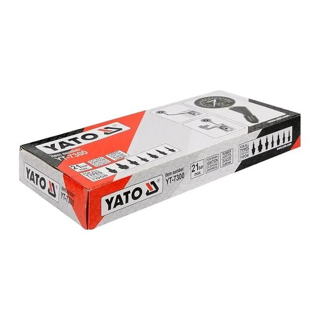 Компрессометр YATO YT-7300 для діагностики бензинових двигунів - изображение 2