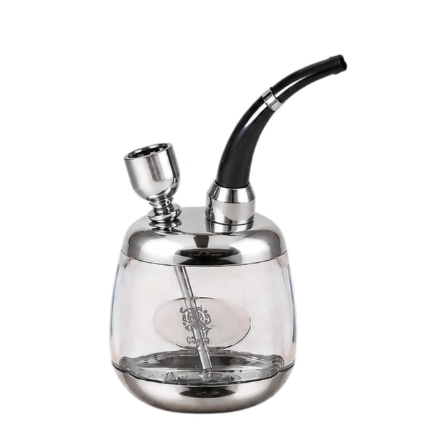Мини-кальян Бонг Zhenxing Yandou Amrita HL2761 Silver с водяным фильтром - Фото 1 Мини-кальян Бонг Zhenxing Yandou Amrita HL2761 Silver с водяным фильтром - изображение 1