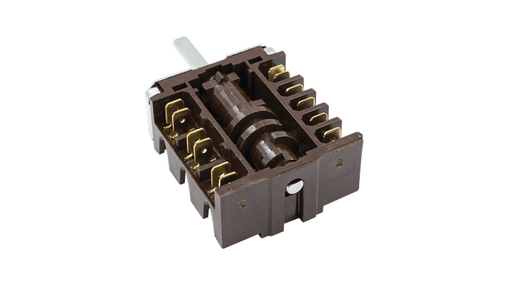 Переключатель для духовки и электроплиты Whicepart 46.27266.813, Indesit C00013413 (6+1) - изображение 3