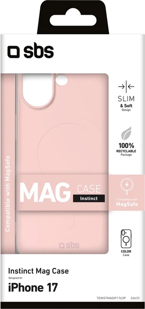 Etui SBS Instinct Mag do Apple iPhone 17 Pink (TEINSTMAGIP1763P) - obraz 9