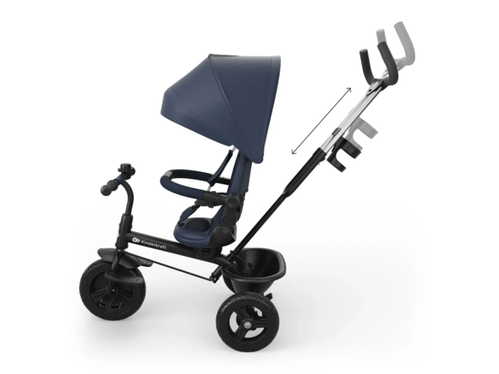Триколісний велосипед Aston 2 Plus, Kinderkraft (Navy) - зображення 6
