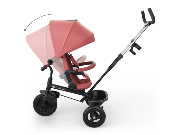 Триколісний велосипед Aston 2 Plus, Kinderkraft (Pink) - зображення 8