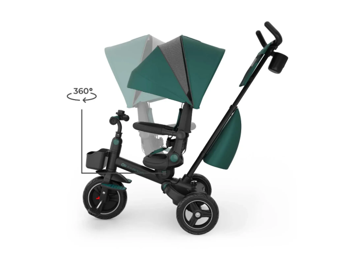 Триколісний велосипед Spinstep 2 Plus, Kinderkraft (Green) - зображення 5