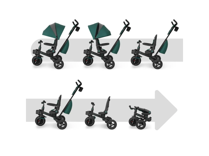 Триколісний велосипед Spinstep 2 Plus, Kinderkraft (Green) - зображення 6