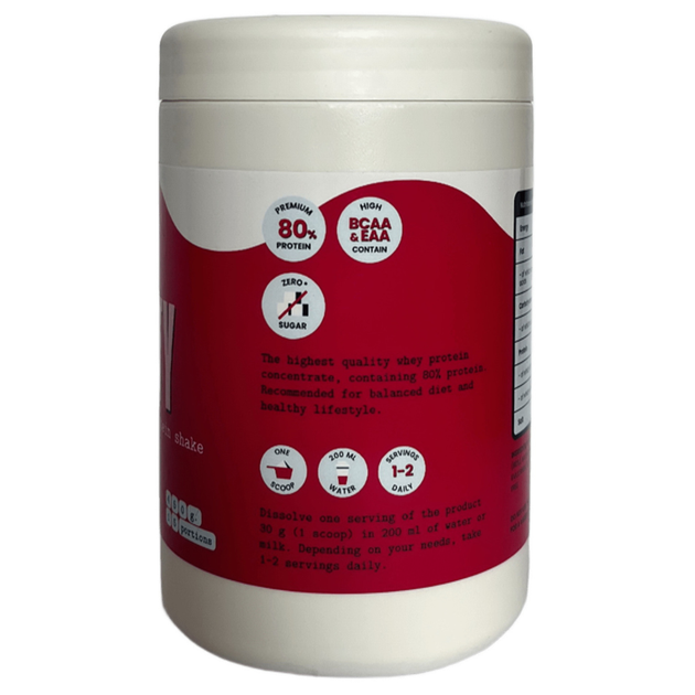 Протеин белковый коктейль Body Beauty Protein 80% 0,45 кг Клубника - изображение 3