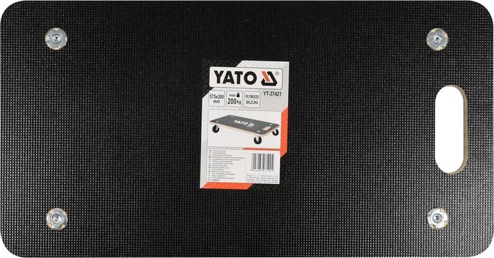 Візок платформа YATO 575 x 300 мм на 4 колесах 200 кг YT-37421 - зображення 3