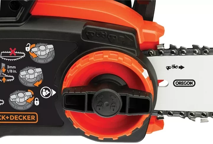 Пила ланцюгова Black+Decker акумуляторна 36 В 2.5 А·год шина 30 см GKC3630L20-QW - зображення 5