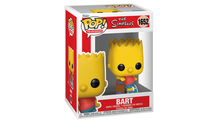 Фігурка FUNKO POP! Сімпсони Барт The Simpsons Bart Simpson with Skateboard 89mm 1652 80071 - зображення 2