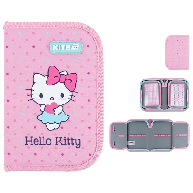 Пенал без наповнення Kite Hello Kitty HK26-622, 1 відділення, 2 відвороти - зображення 2