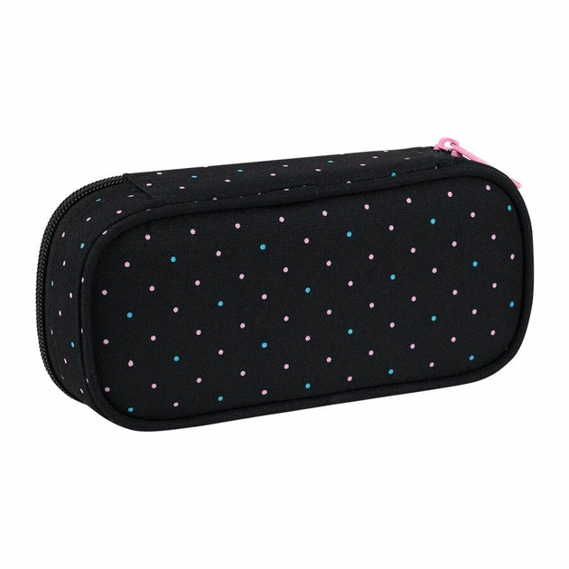 Пенал Kite Pretty Kitty "Meow-Meow" 21х8.5х4.5 см 1 отделение + органайзер прямоугольный на молнии черный с розовым (K26-662-1) - изображение 4