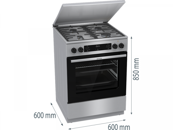 Плита кухонная Gorenje - gks 6c71 xf - Фото 9 Плита кухонная Gorenje - gks 6c71 xf - изображение 9