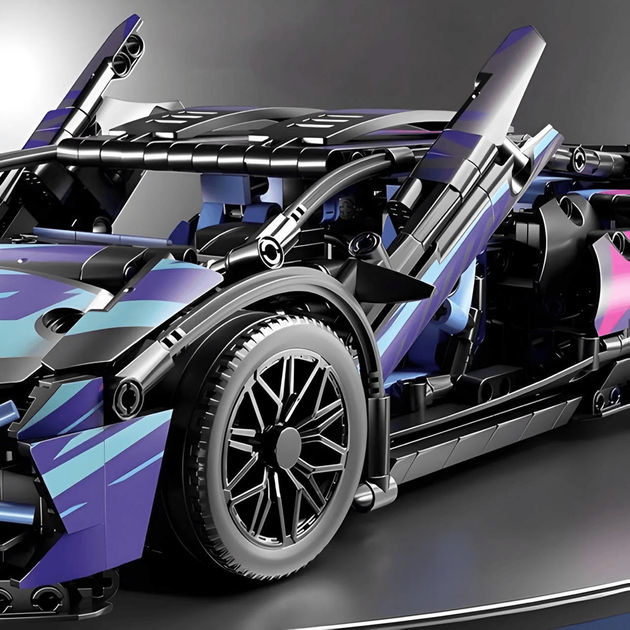 Великий автомобільний конструктор Technic Lamborghini Sian 1:14 1314 , 1314 деталей - зображення 7