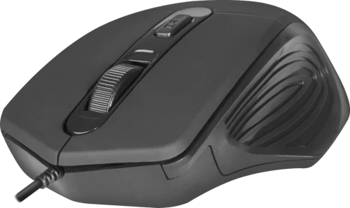 Мышь Defender Datum MB-347, Black, USB, оптическая, 800/1200/1600 dpi, 4 кнопки, 1.5 м (52347) - изображение 2