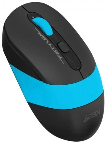 Мышь A4Tech Fstyler FG10S 2000dpi Black+Blue, USB, Wireless, бесшумная (FG10S (Blue)) - изображение 2