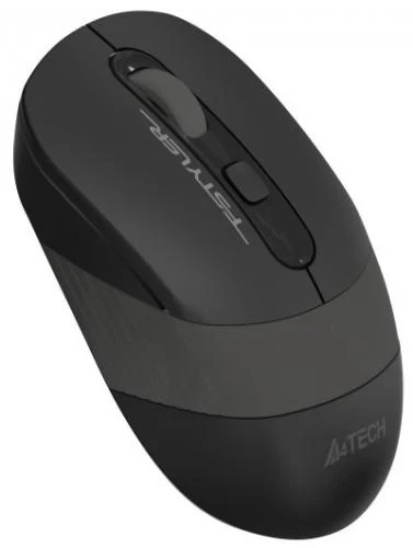 Миша A4Tech Fstyler FG10S 2000dpi Black+Grey, USB, Wireless, безшумна - зображення 2