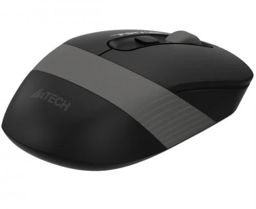 Миша A4Tech Fstyler FG10S 2000dpi Black+Grey, USB, Wireless, безшумна - зображення 4