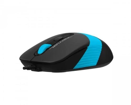 Мышь A4Tech Fstyler FM10S 1600dpi Black+Blue, USB, бесшумная - изображение 4